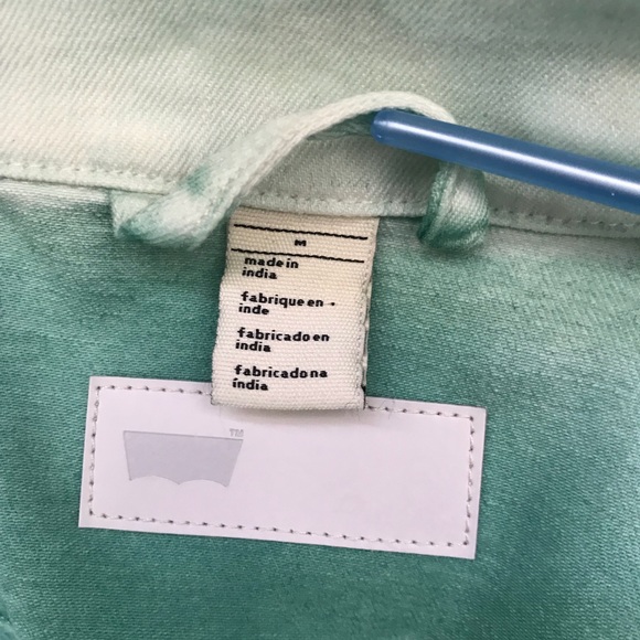 ⛔️SOLD⛔️NWOT- Powder Blue Levi’s Denim Jacket - Picture 3 of 4